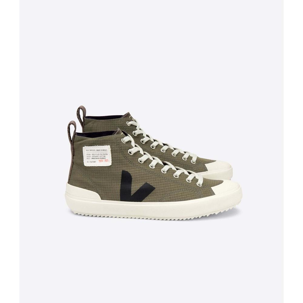 Veja NOVA HL RIPSTOP Women\'s High Tops Olive | NZ 346TCE